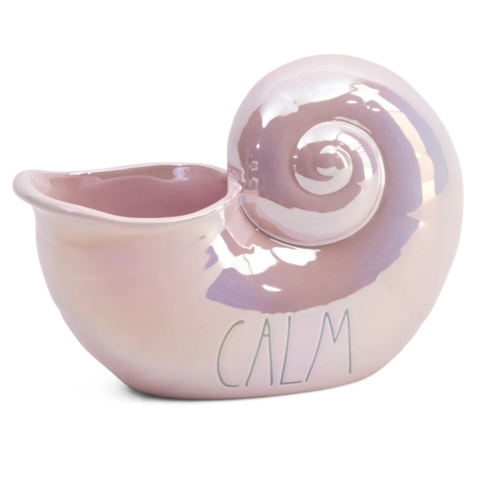 Rae Dunn Ceramic Calm Pink Shell